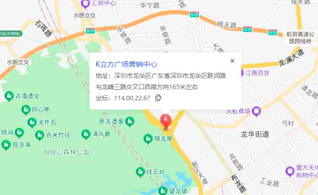 K立方广场位置地图