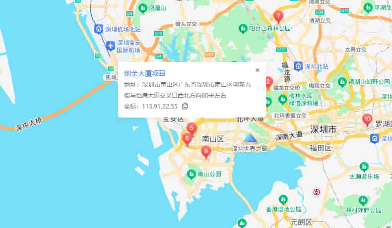 创金大厦位置地图