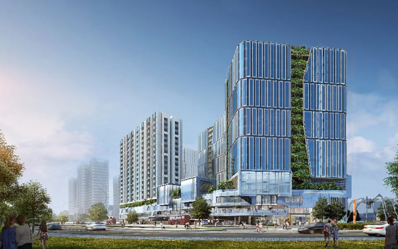 南太科技中心写字楼大堂实景 - 高端商务接待区