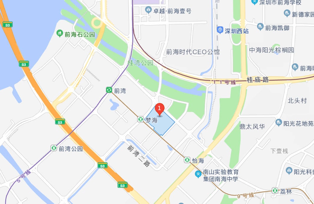 前海深港青年梦工场位置地图